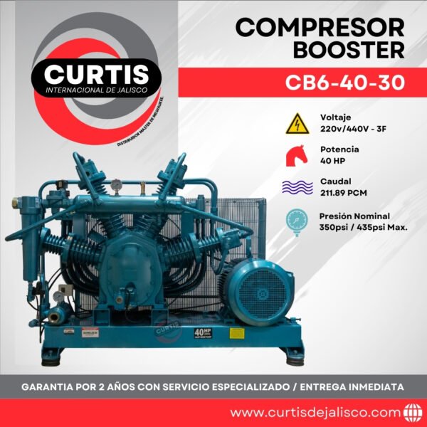 Compresor Booster 40HP CURTIS