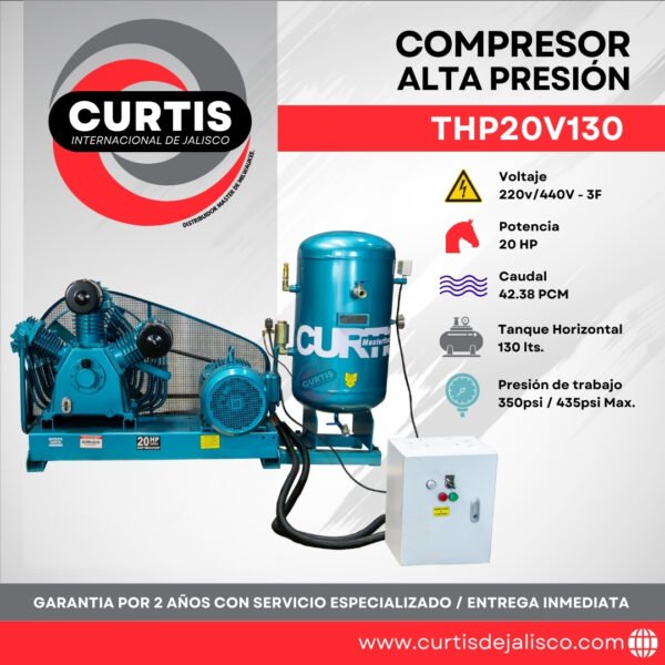 Compresor de Alta 20HP CURTIS